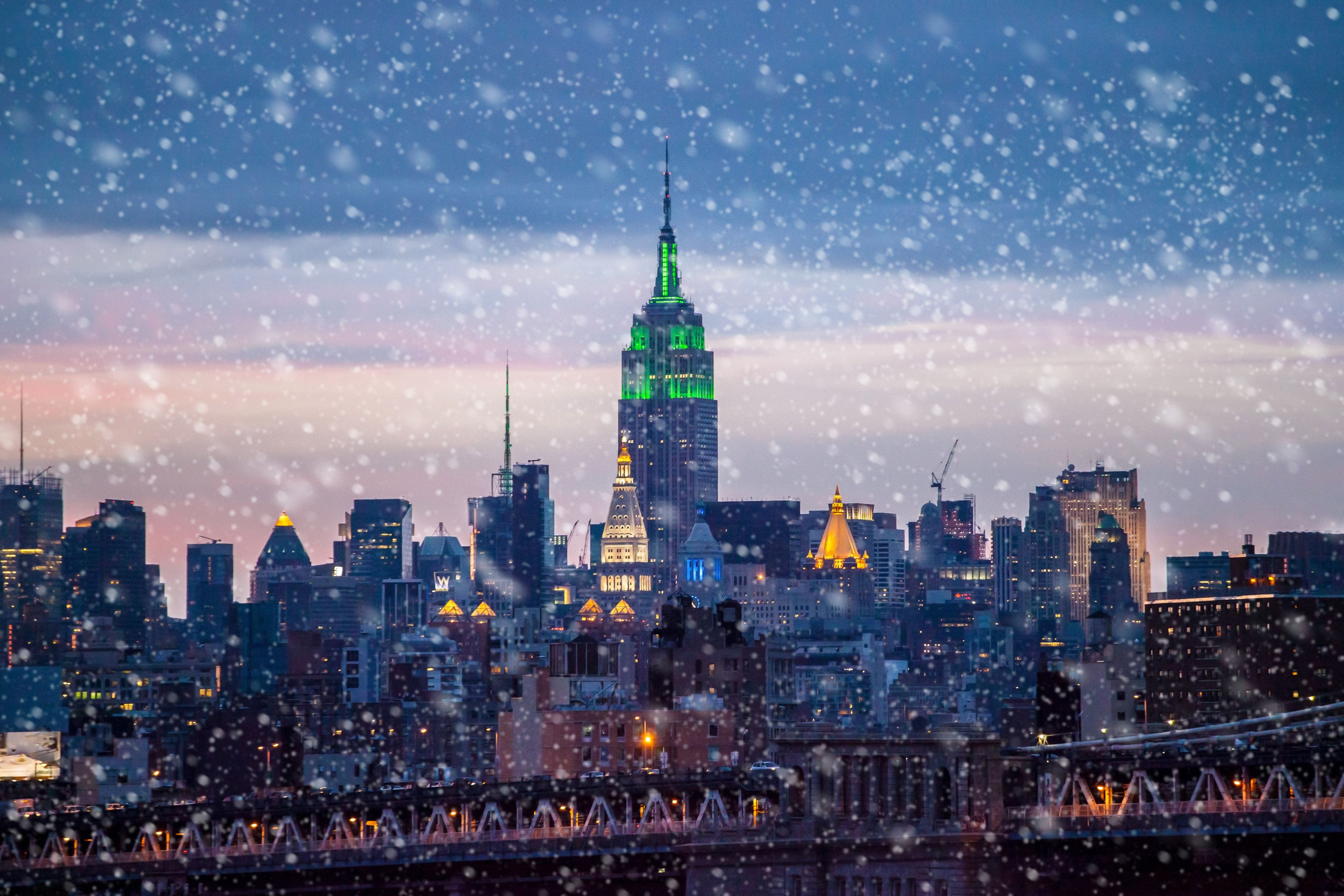 Snowfall in New York City